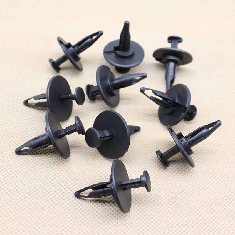 10-Piece Pack of Engine Push-Type Retaining Clip Rivets for General Motors 14101262