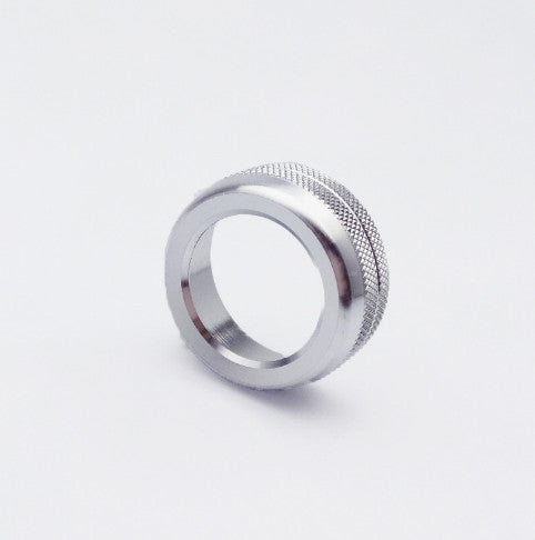 1x Silver Car Volume Switch Button Ring Trim for BMW 3 Series G20 330i 2019-2020