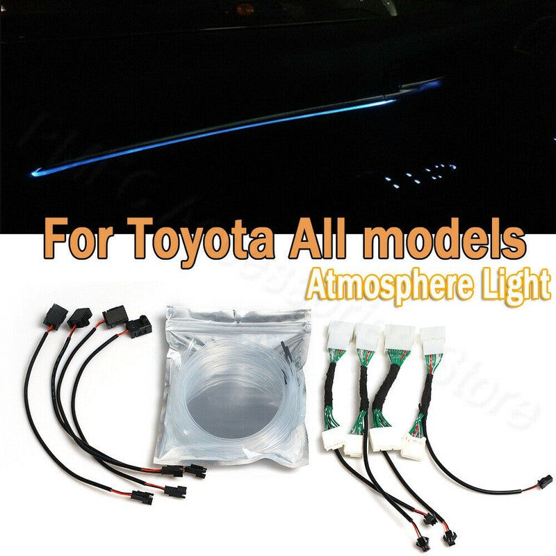 Atmosphere Light Ambient Lamp Car door Trim ice Blue for Toyota for Camry 4 Door
