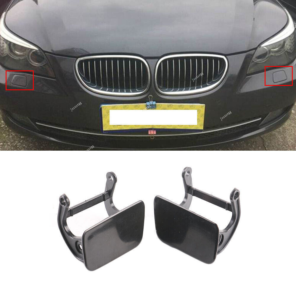 Headlight Washer Nozzle LHRH Cover Cap Flap  Lever for BMW E60 E61 5 Series