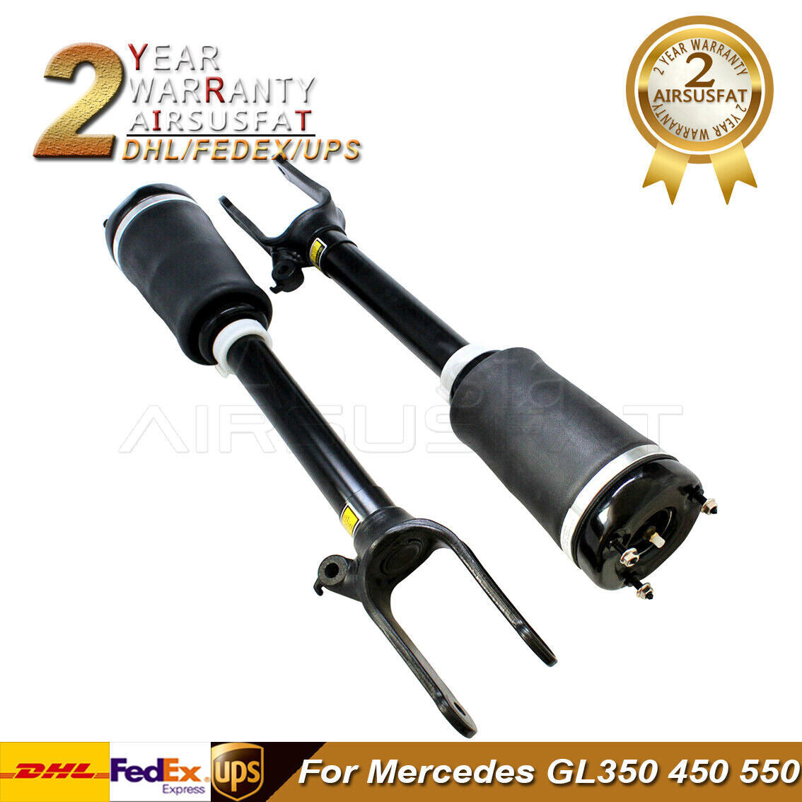 Pair Front Air Suspension Shock for Mercedes GL350 GL450 GL550 W164 1643206113