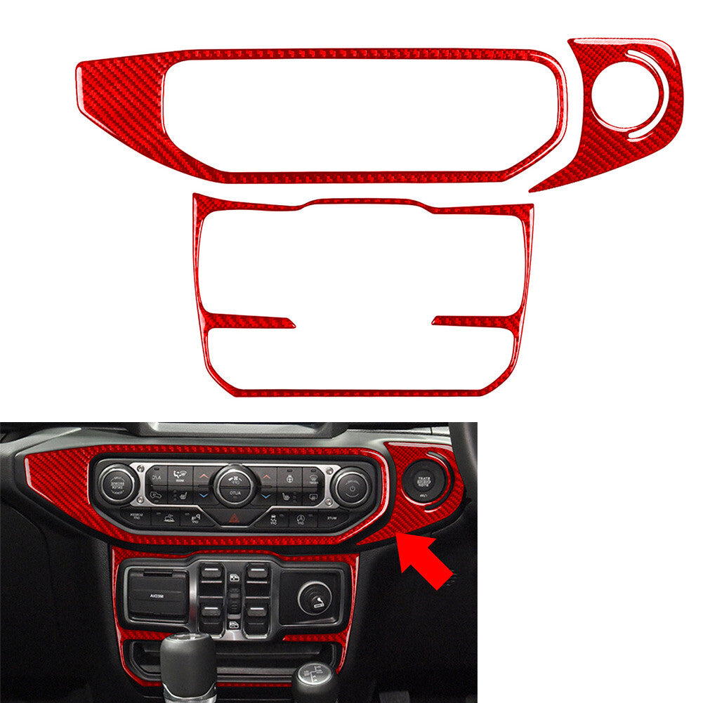 AC Control Window Switch Panel Cover Trim FITS for Jeep for Wrangler JL JLU Gladiator JT