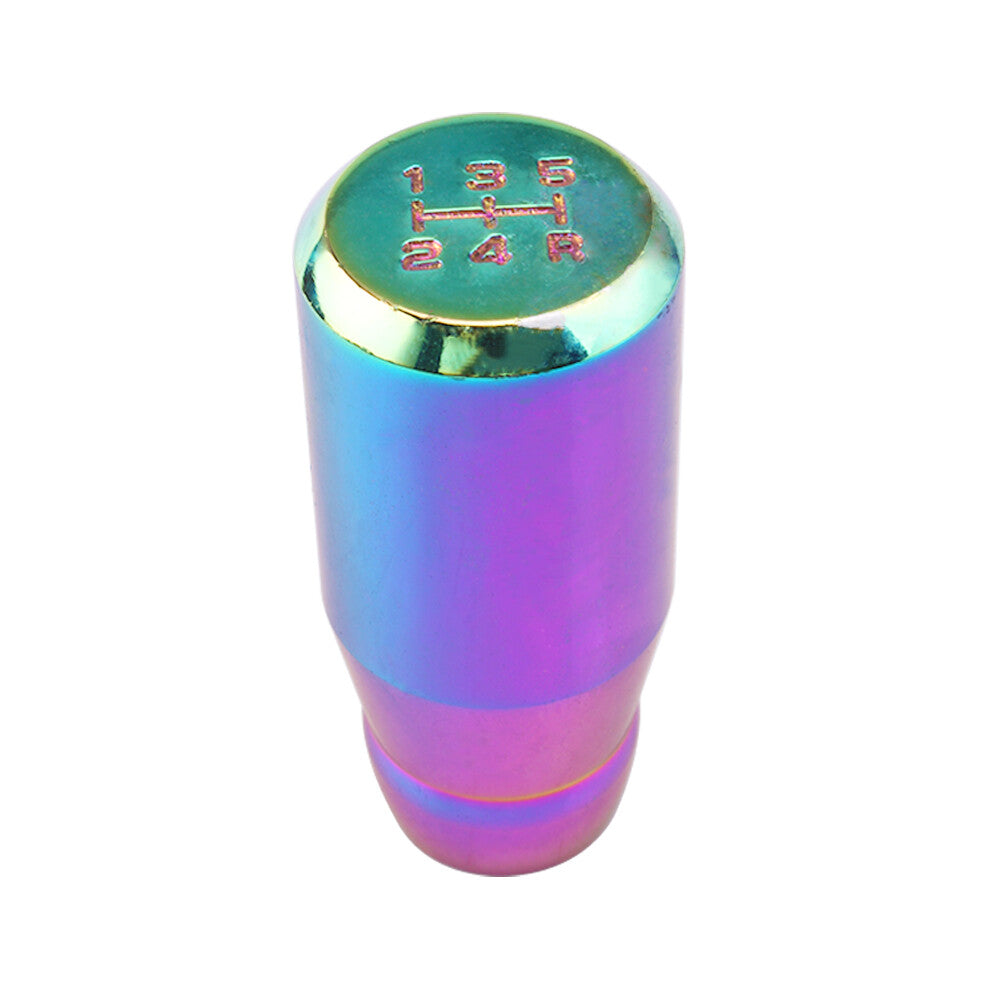 Neo chrome Aluminum Gear Shift Knob Head Lever Cover Car Modification Universal