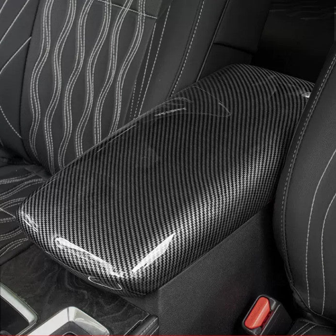 Carbon Fiber Central Storage Box Decor Cover 1pc for Nissan Altima 2019-2024
