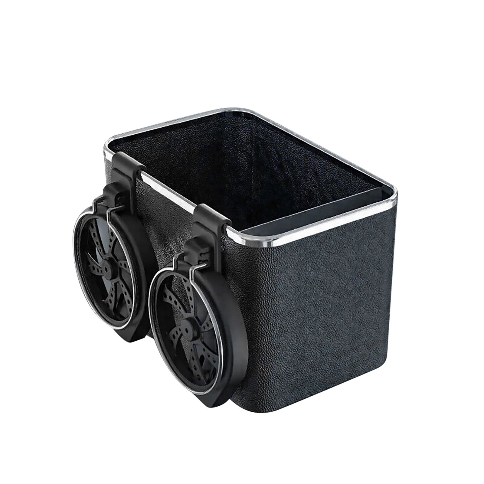 Multifunctional Car Armrest Storage Box Tissue Box With Water Cup Holder