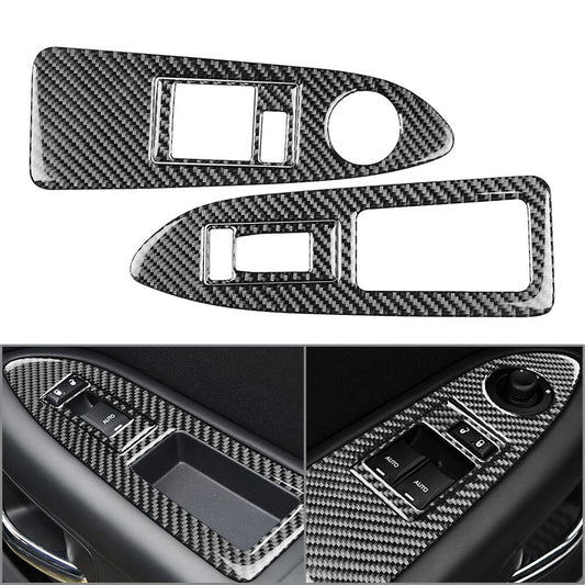 Interior Door Window Switch Control Cover Trim Kit for Dodge for Challenger 2008-14