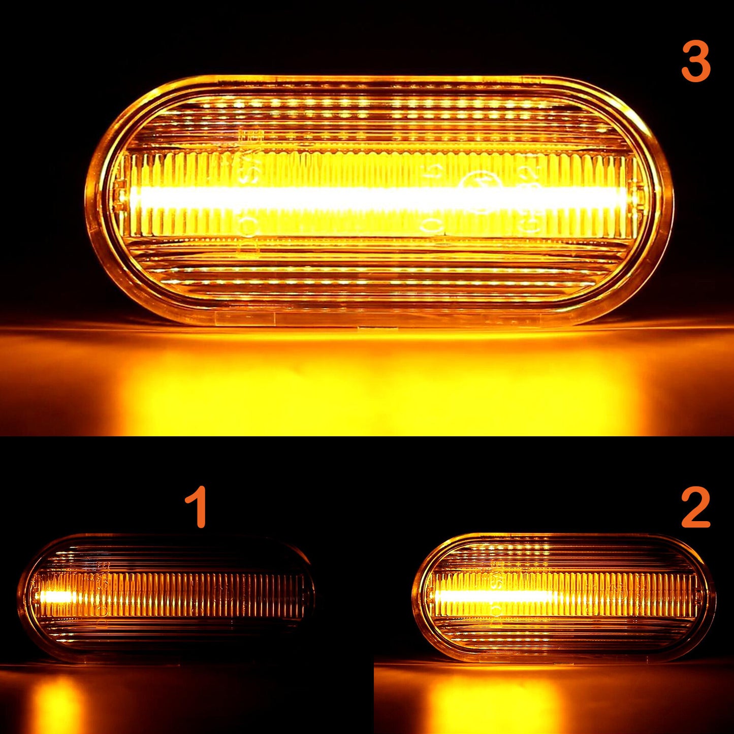 Sequential LED side marker signal lights suitable for Volkswagen MK4, for Golf,for Jetta GTI, R32, for Passat,B5