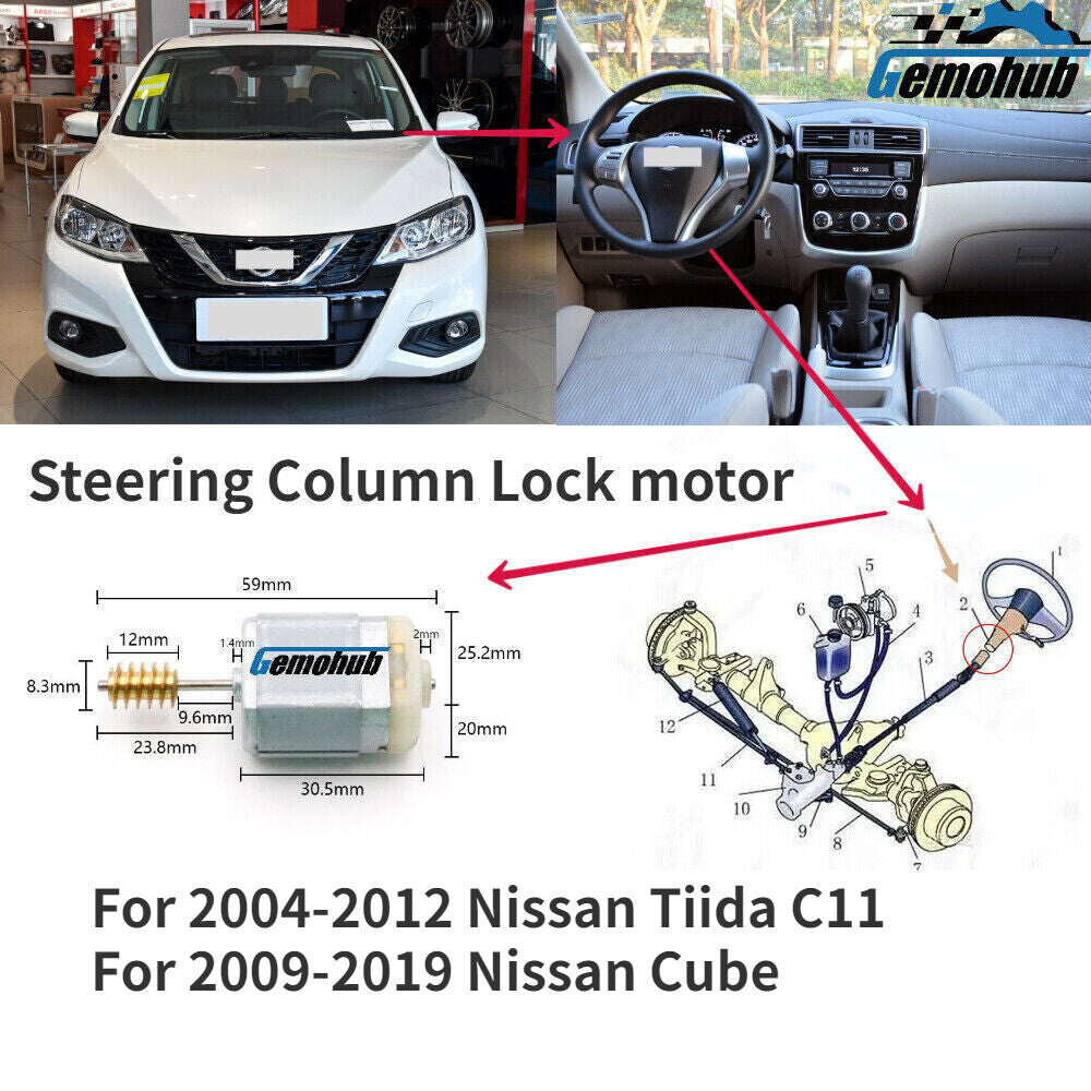 New Steering Column Lock Motor Diretion Motor For 2009-2011 for Nissan Murano Maxima