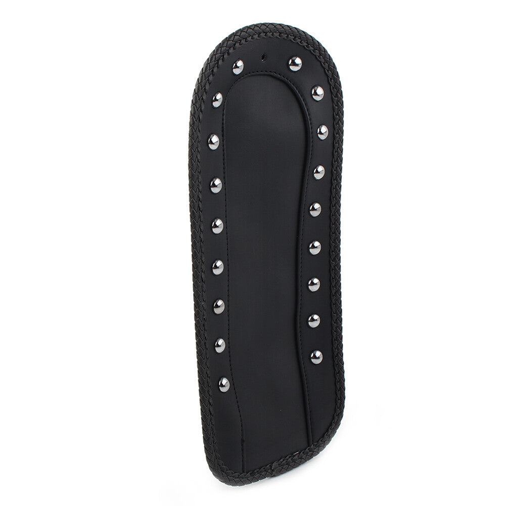 for Harley Softail 84-06 Black PU Leather Rivet Rear Fender Bib Solo for Seat