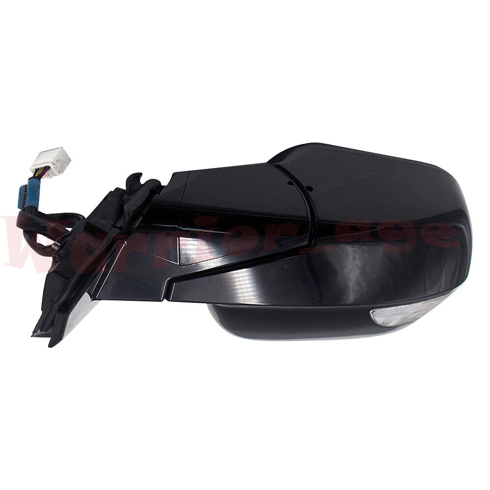 Black Right Door Side Mirror W/Turn Signal Heated 9Pin for Honda CRV 2007-2011