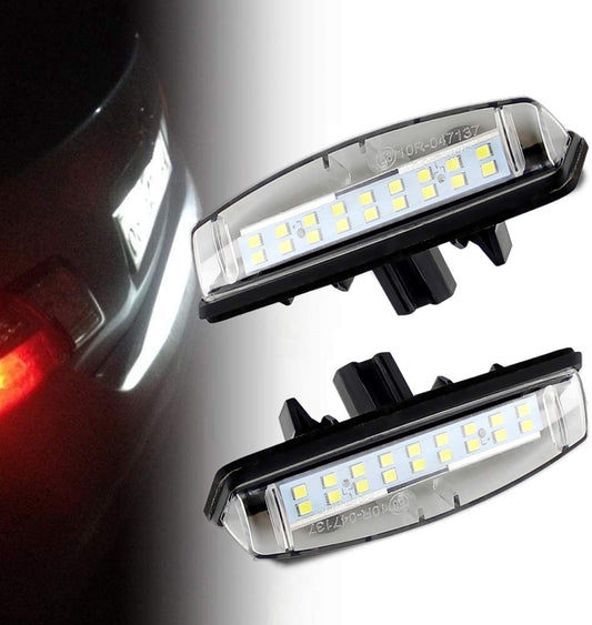 2 for Toyota for Camry for Lexus 18 LED White License Number Plate Light Tag Rear Lamp