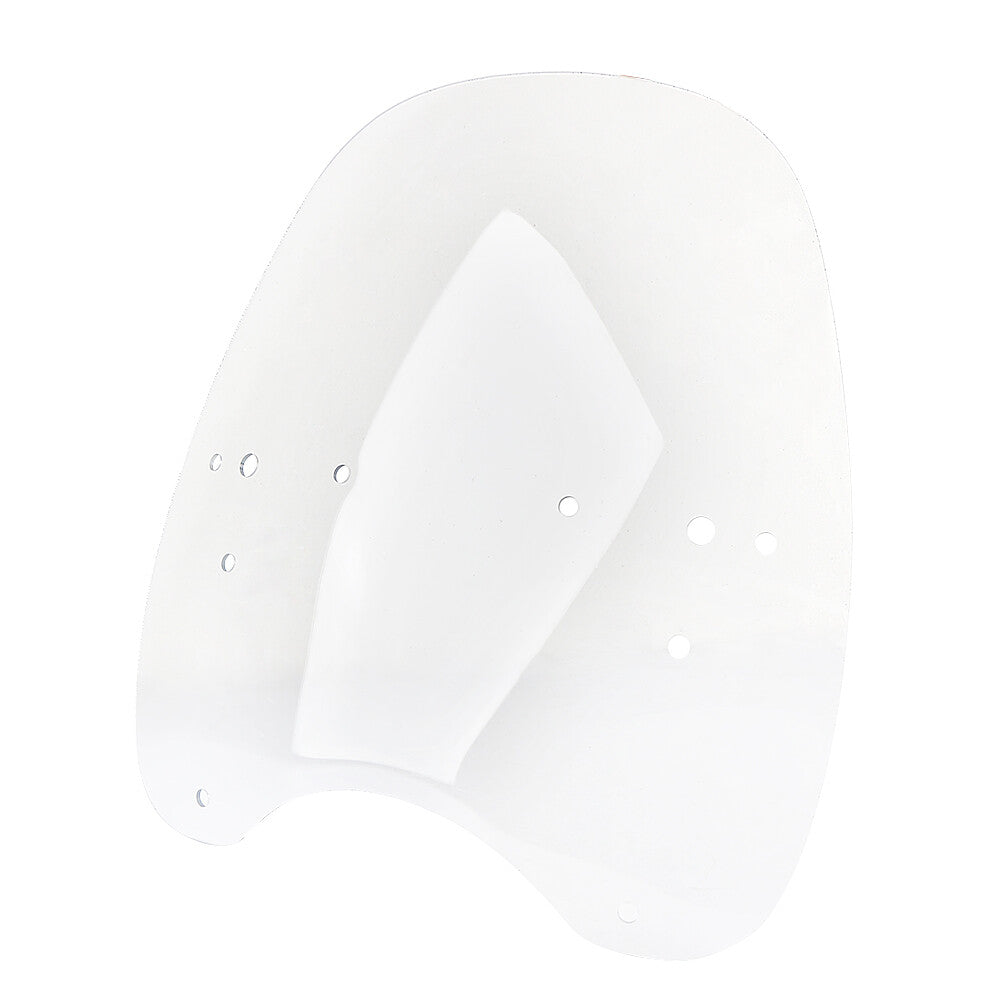 Large transparent motorcycle windshield suitable for Yamaha Cruiser 7/8 1-inch handlebars