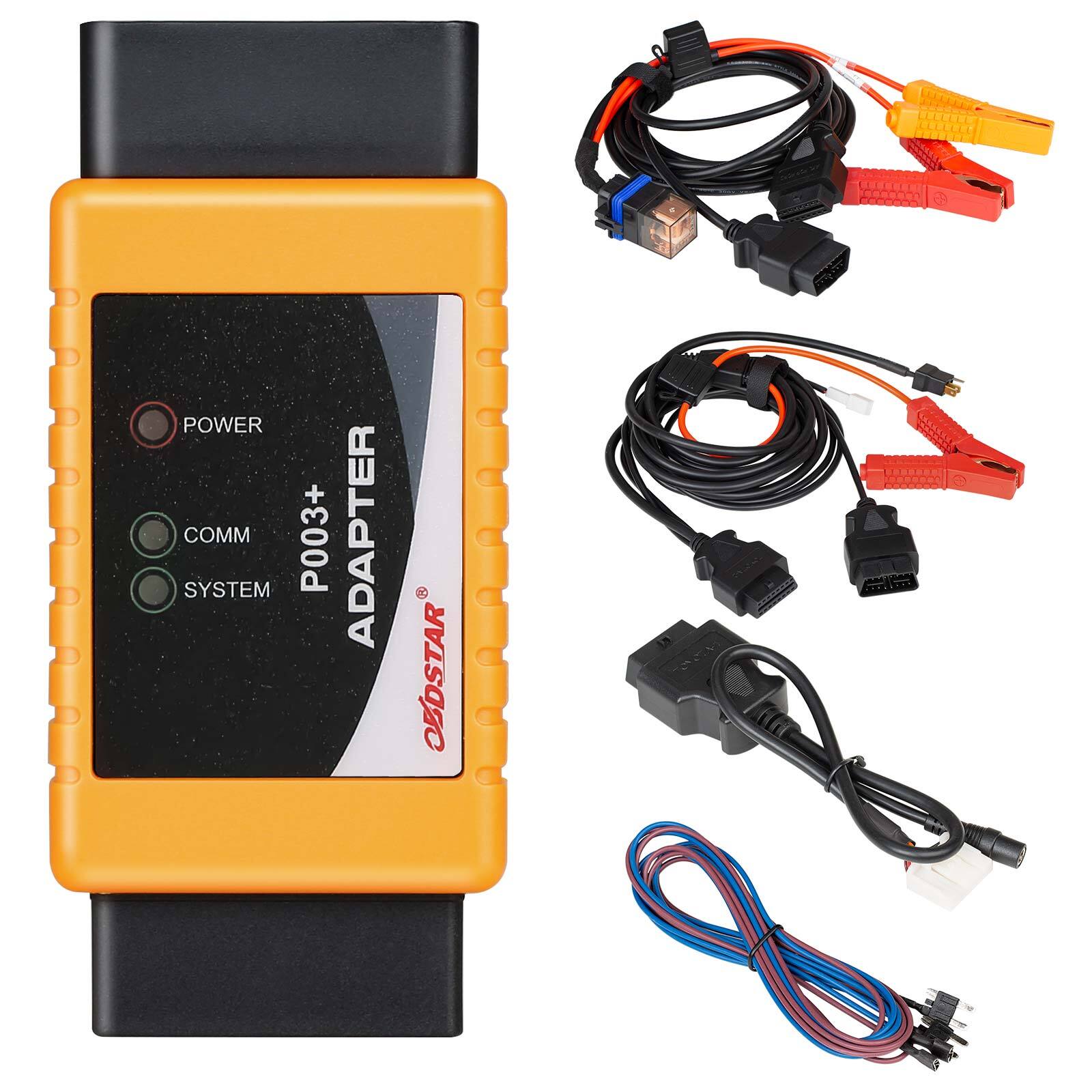 OBDSTAR P003+ Adapter Full Kit +for TOYOTA 8A Cable + for Ford All K-ey Lost Cable