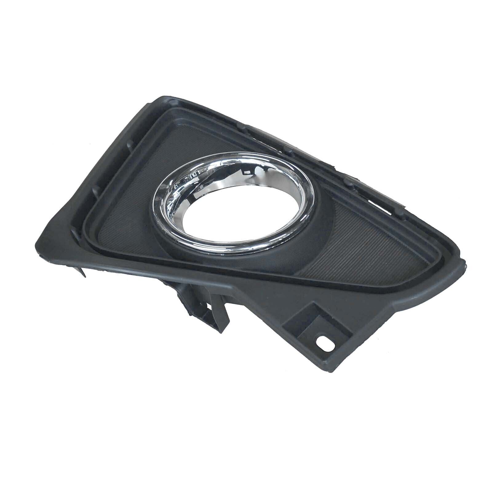 Left Fog Light Lamp Trim Cover Bezel w/ Chrome Trim for TOYOTA RAV4 2016-2018