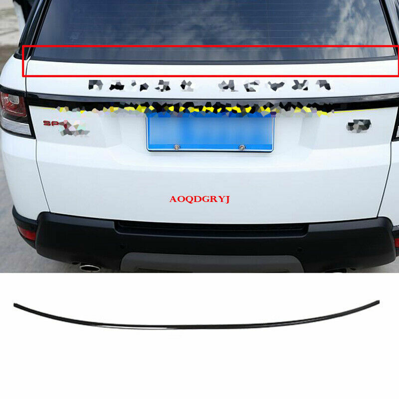 Black Tailgate Window Molding Bottom Strip Trim for Range Rover Sport 2014-2021