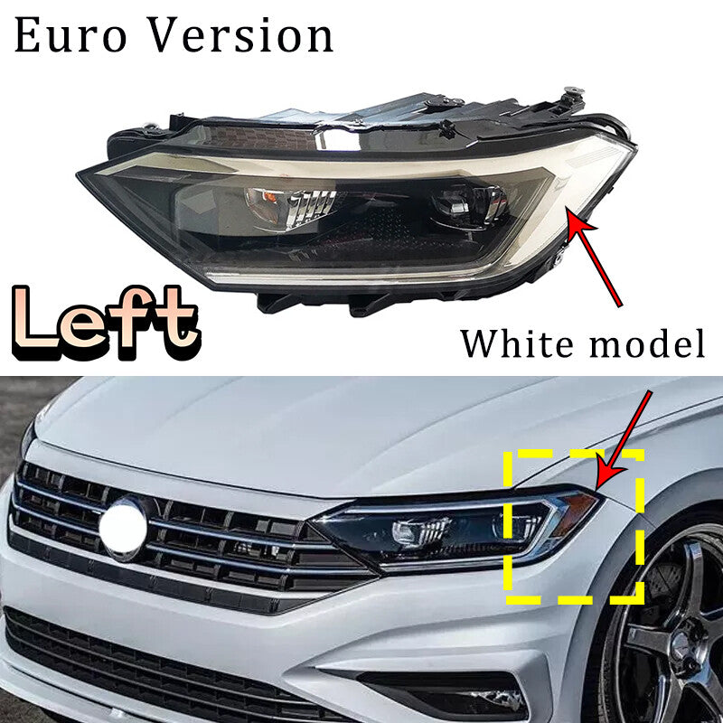 Left Front Headlamp Assembly for VW for Volkswagen for Jetta MK7 2019-2020 Euro Version