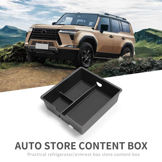 for Lexus GX 550H 2024 2025 Center Console Armrest Storage Box Tray Organizer