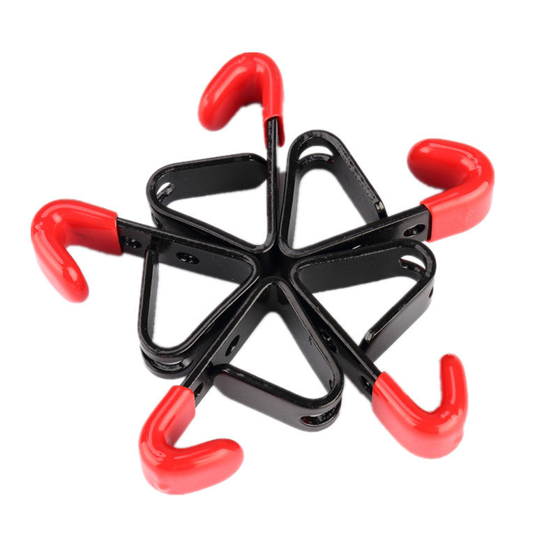 5Pcs Car Tire Wheel Hub Hanging Hook Wheel Shop Stand Holder Rack Wall Mounted