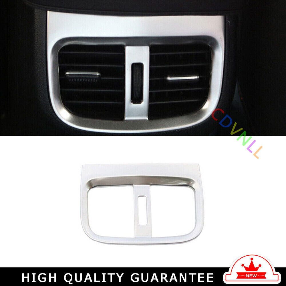 Rear Air Outlet Vent Frame Cover Trim for Kia K3 Forte 2019-2022 Silver Titanium