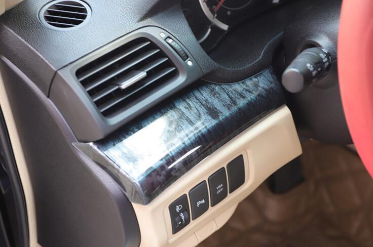 Black Wood Grain Interior Full Set Decor Trim Panel Cover for Acura TSX 2009-14