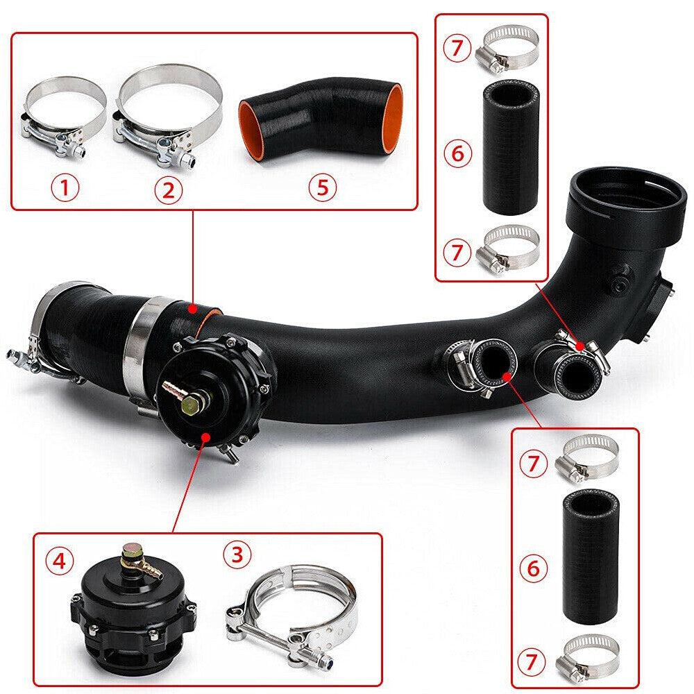 50mm BOV Intake Turbo Charge Pipe Kit for BMW N54 E88 E90 E92 135i 335i 335xi