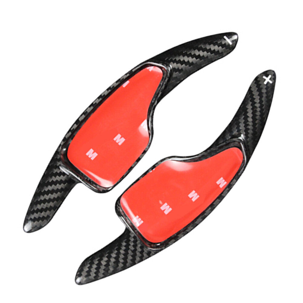 Steering Wheel Shift Paddle Fit for Chevrolet Camaro 2016-22 Carbon Fiber Black