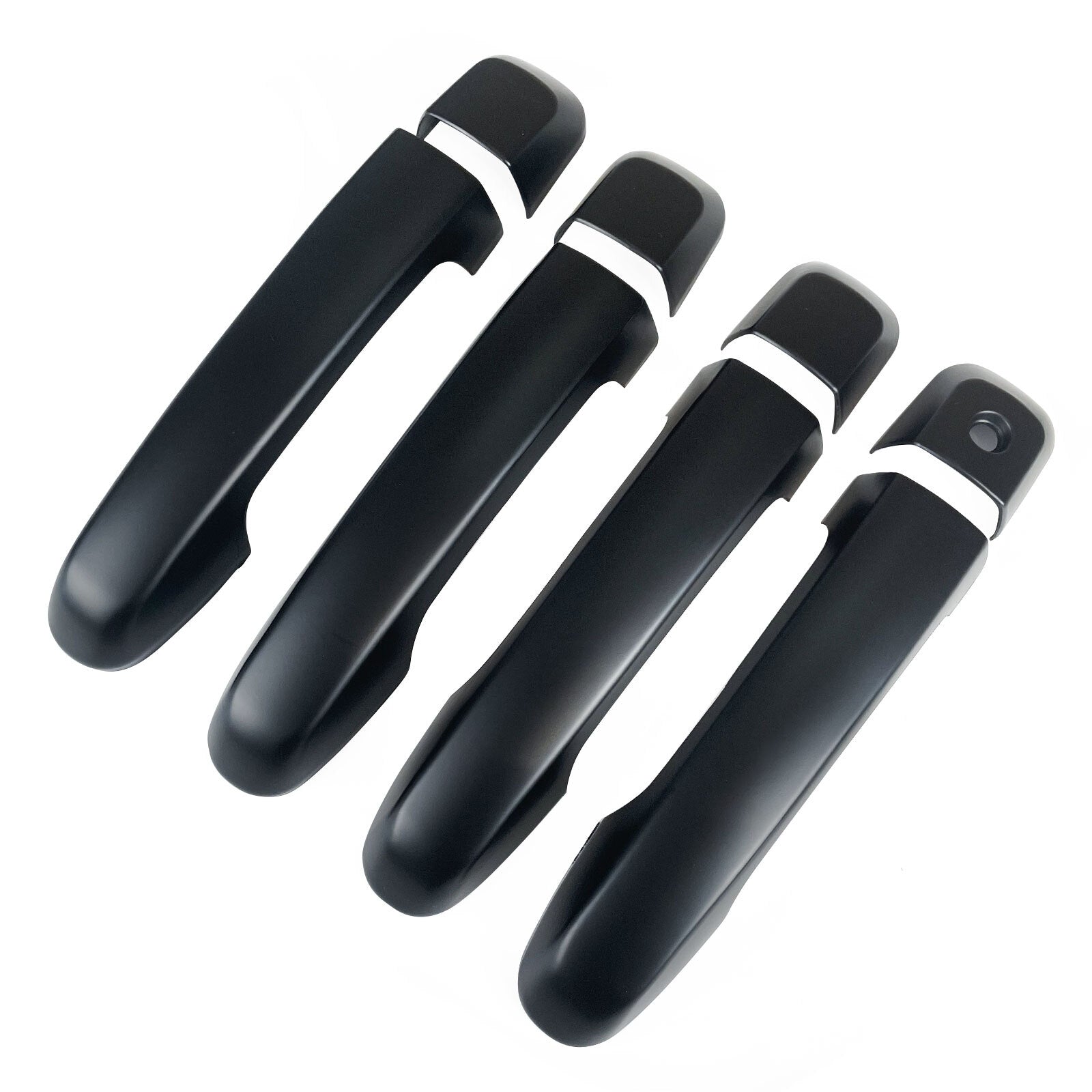 for Toyota 2010-2023 4Runner Matte black Door Handle Cover No for Smart Keyholes
