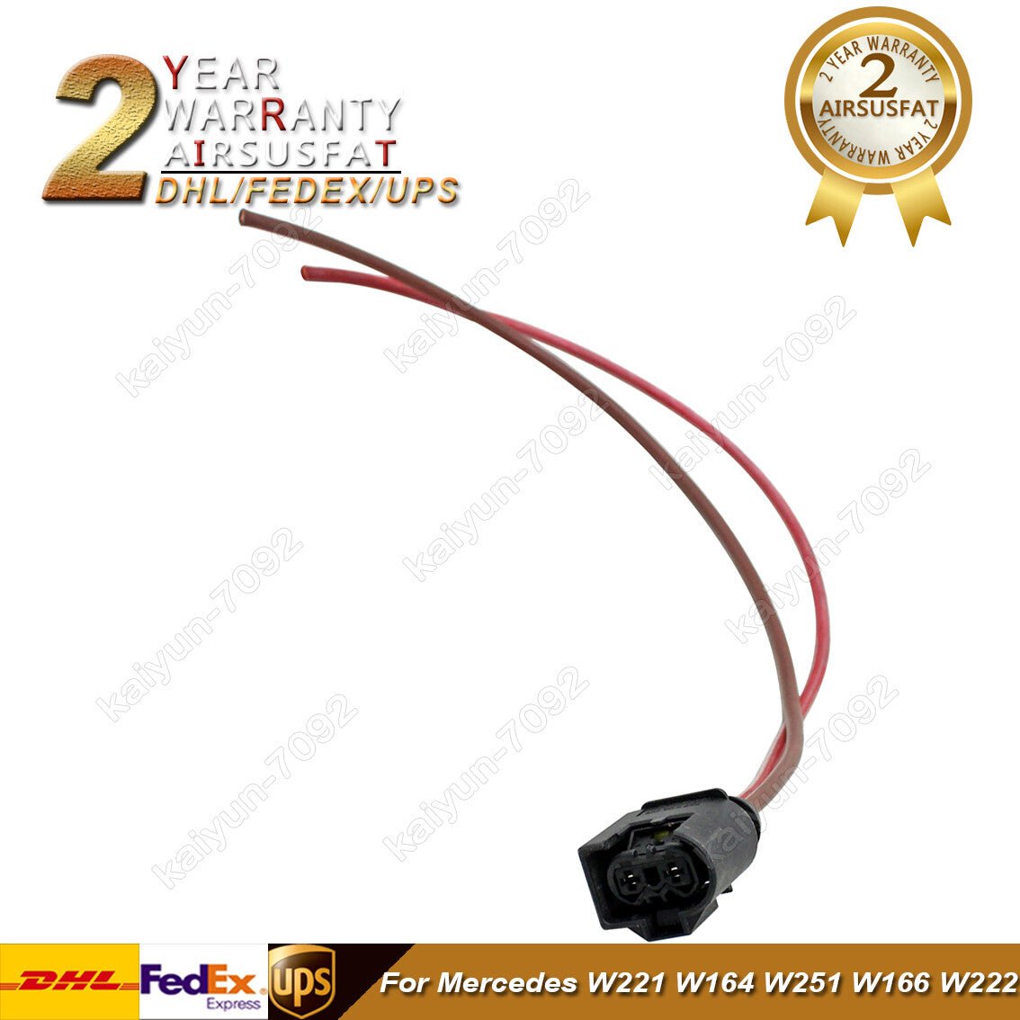 Air Compressor Pump Motor Plug Line for Mercedes W164 W221 W251 W166 W222 C216