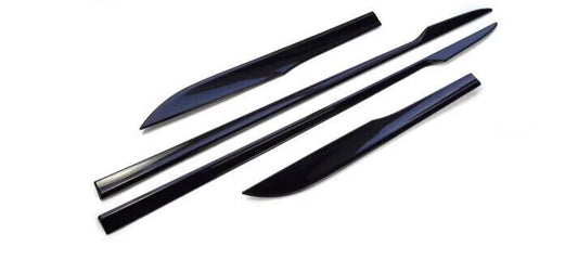 Glossy Black Side Door Body Guard Molding Cover Trim 4for HONDA for Civic 2017-2021