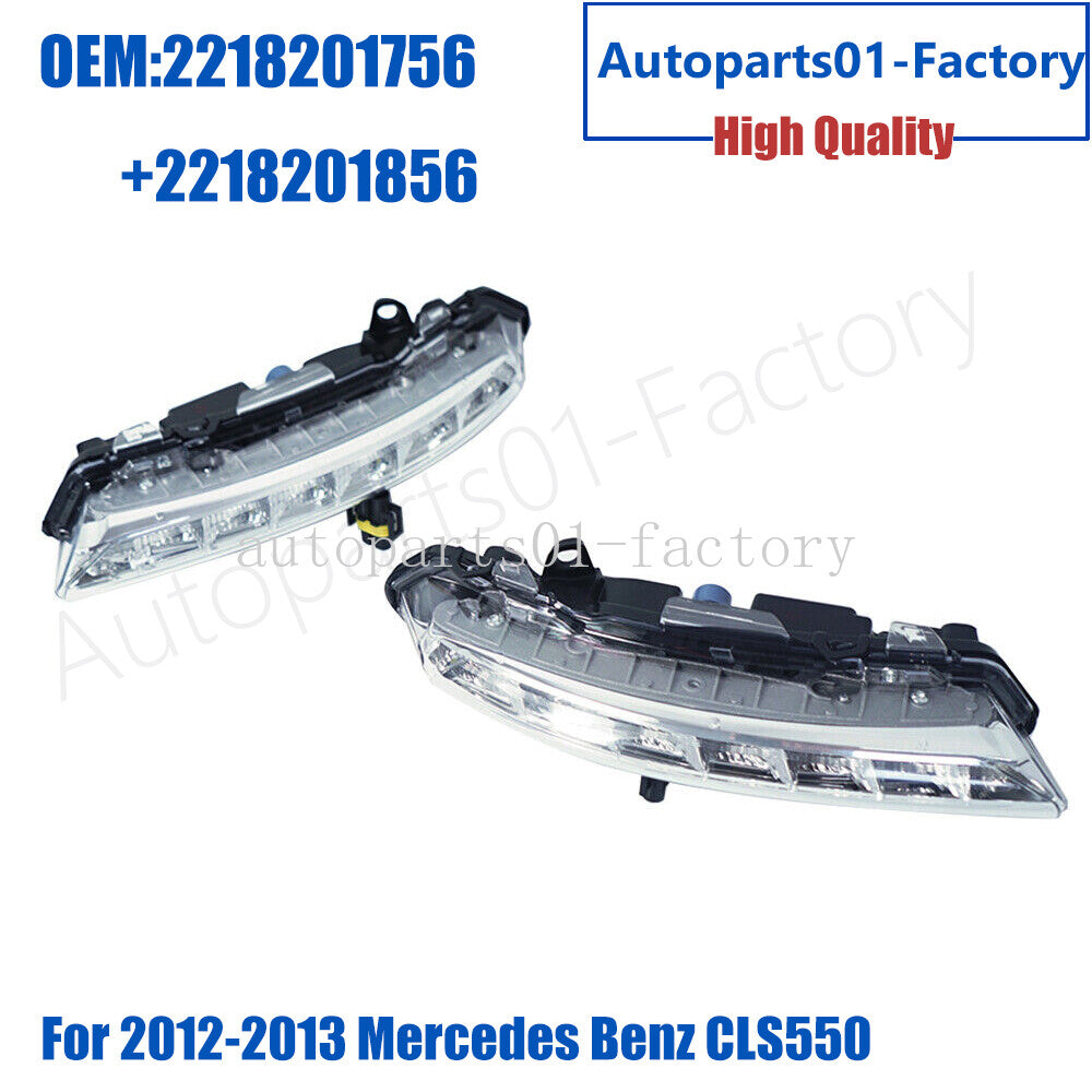 1Pair Fog Lamp LED Daytime Running Light For 2012-2013 for Mercedes-Benz Cls550