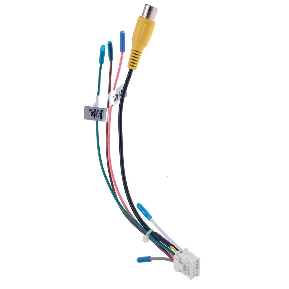 10 Pin Car RCA Rear View Camera Video Input Cable for Aftermarket Radio