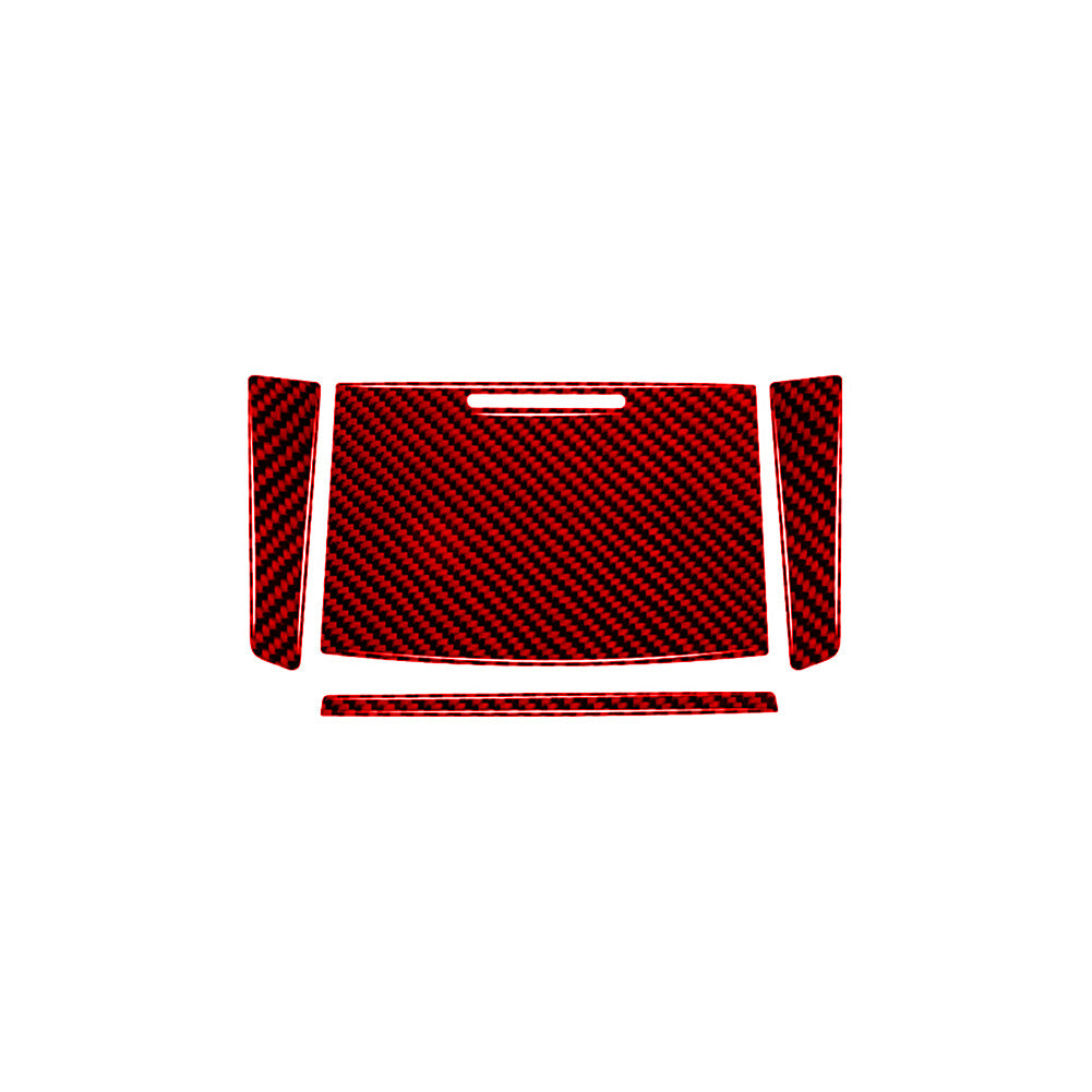 Red Carbon Fiber Cigarette Lighter Panel Trim for Subaru Outback Legacy 2015-17