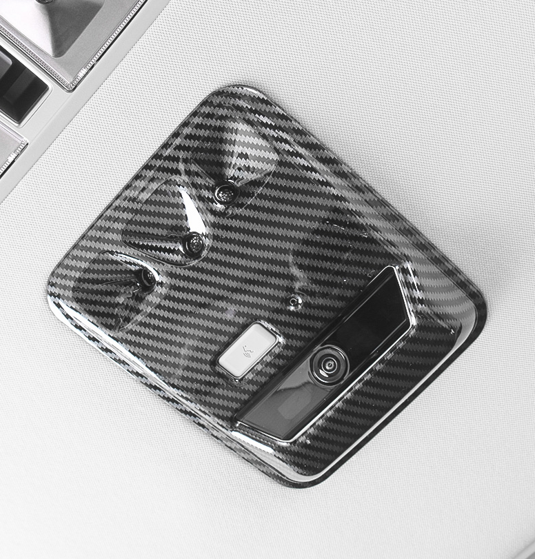 for Kia Carnival 2022-2023 Carbon Fiber second row Reading Lamp Frame Cover Trim