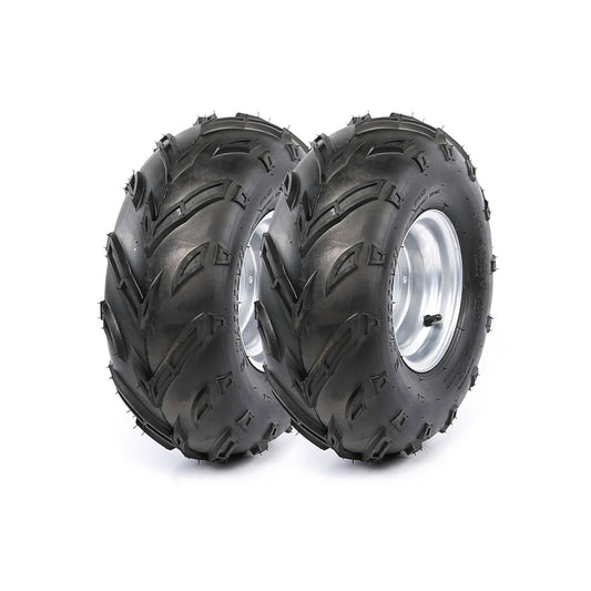 2pcs 7 inch 16x8-7 Tyre w/ 4 Stud Wheel Rim 110cc 125cc 150cc ATV Quad Go Kart