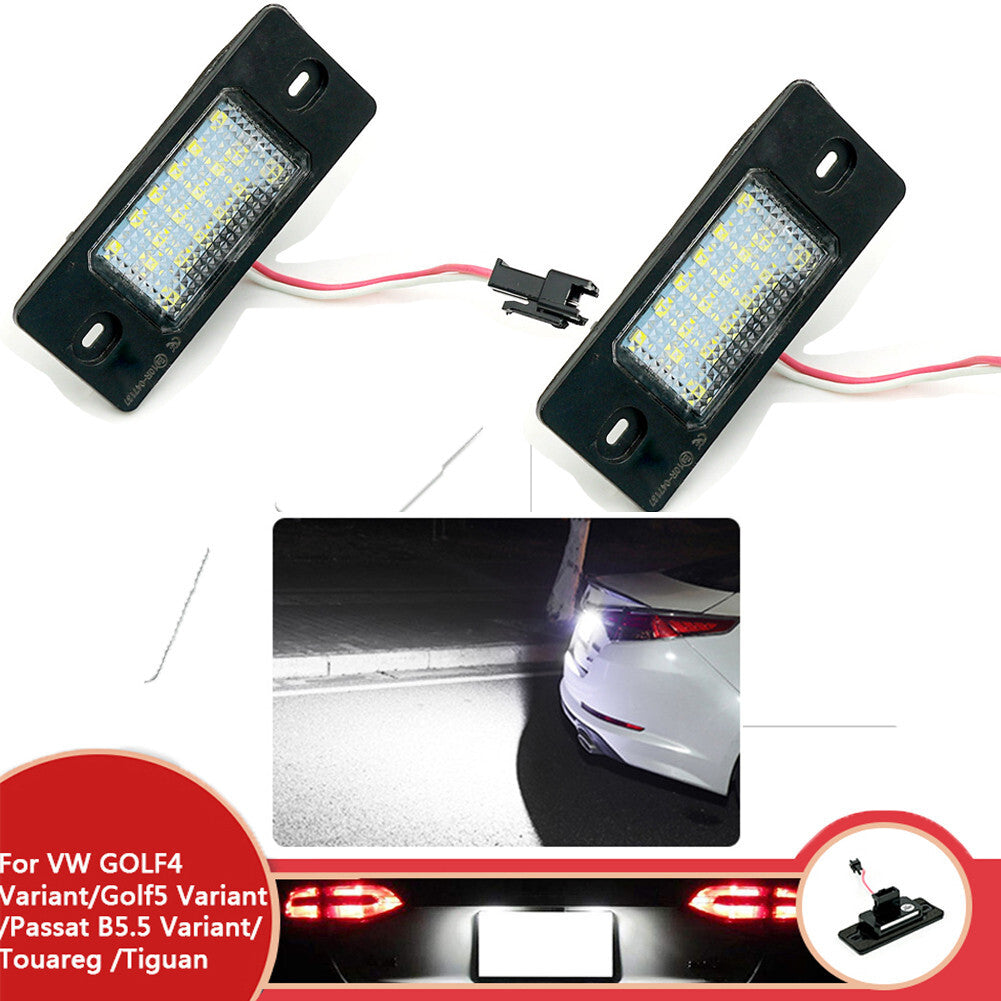 Rear LED Number License Plate Light White Lamp for VW for GOLF / for Porsche for Cayenne