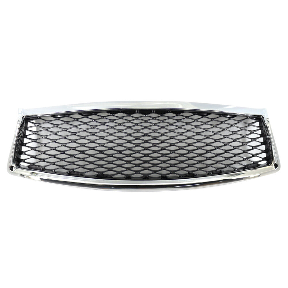 Honeycomb Front Bumper Upper Mesh Grille Grill for Infiniti Q50 Q50S 2014-2017