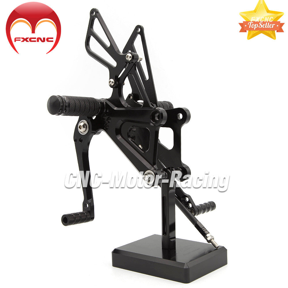 CNC geared footrest and pedals for Honda CBR250R 2010-2016 (2012-2014-2015).
