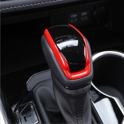 for Toyota Venza 2021-24 BlackRed Inner Gear Shift Knob Head Cover Cap Trim 1P
