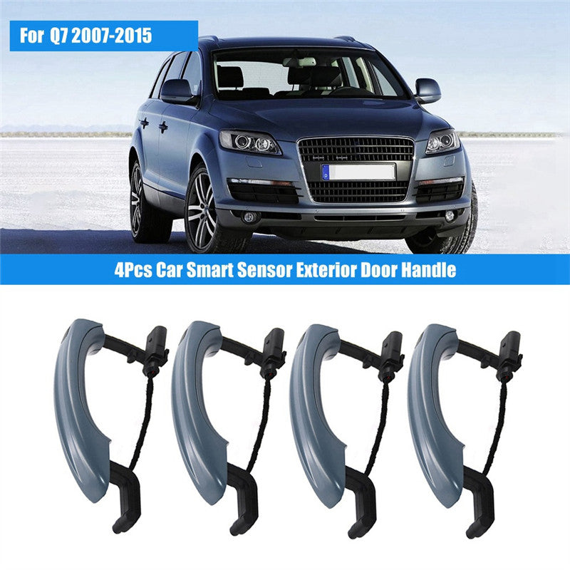 4 PCS New Exterior Door Handle for AUDI Q7 2007 - 2015 4L0837205B