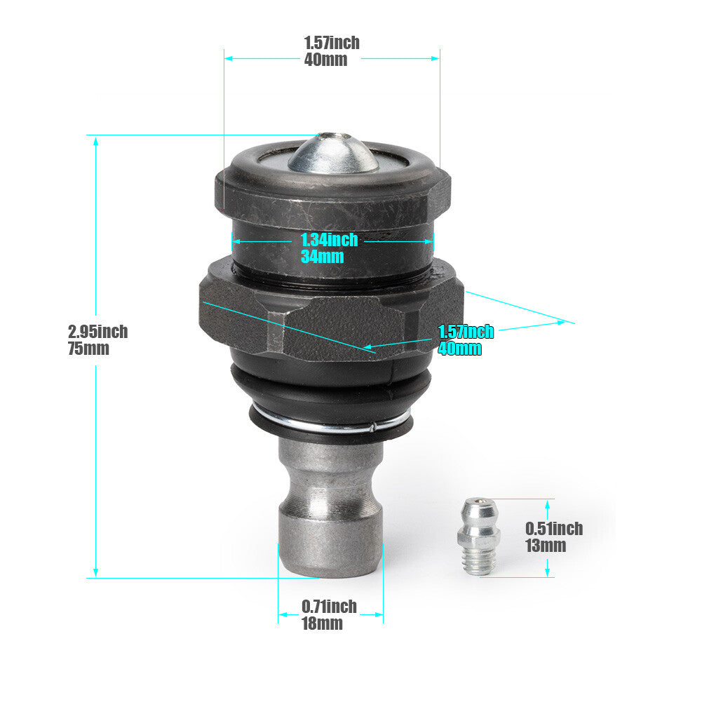 4x Ball Joints KRZRBJ10 For RZR PRO XP RZR XP Turbo S XP 4 Turbo S XP Turbo