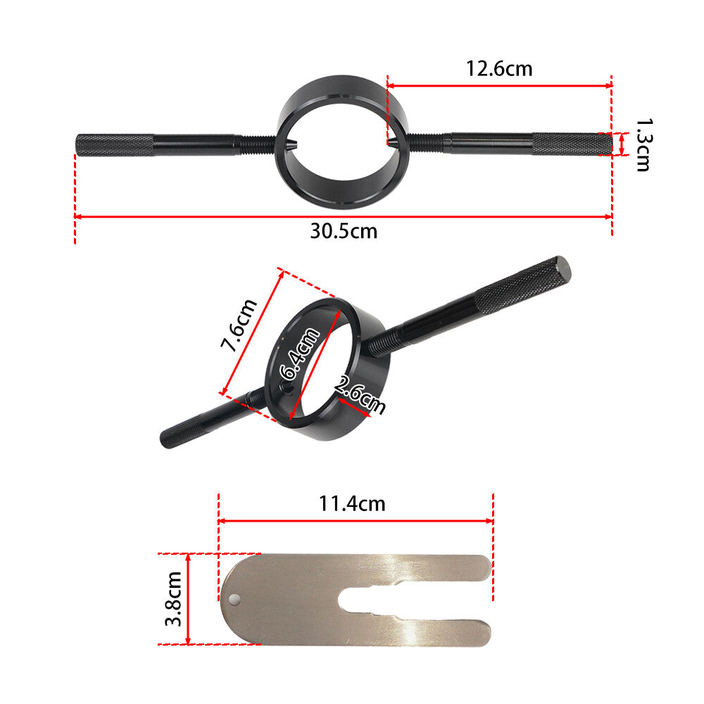 Universal Motorcycle Fork Spring Compressor Tool Kit - Downhill Road Fork