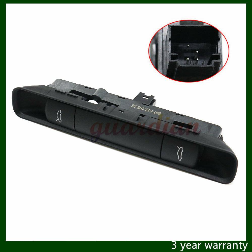 Assembly cover and Decklid release switch for Porsche 997 and 987 Cayman