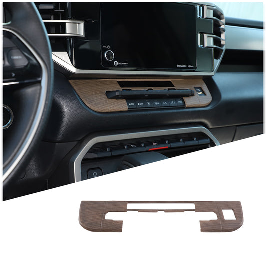 Red alloy air conditioning climate control blade ring cover decoration for Toyota 86/Sub@ru BRZ 22+