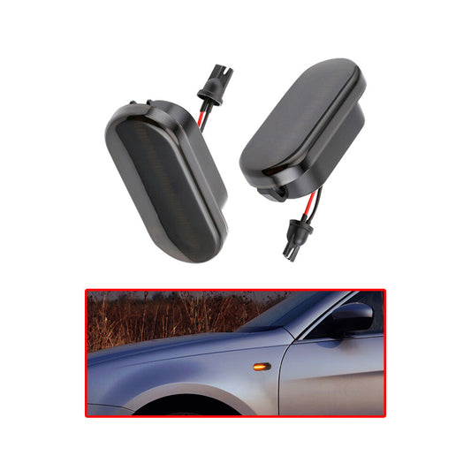 Turn Signal Marker Light Lens Smoked LED Dynamic Side For C-Max Fusion
