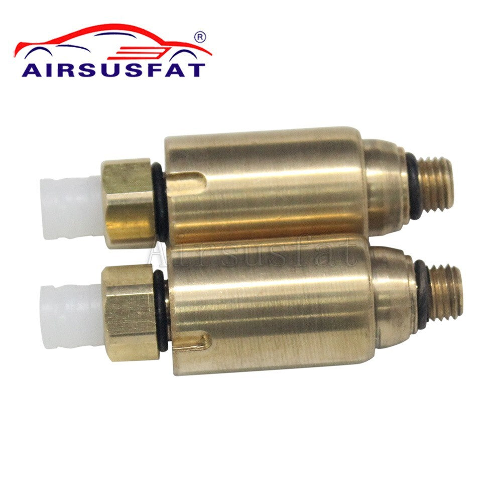 2-piece fitting for Jaguar XJ XJ8 front air suspension strut pressure valve connector