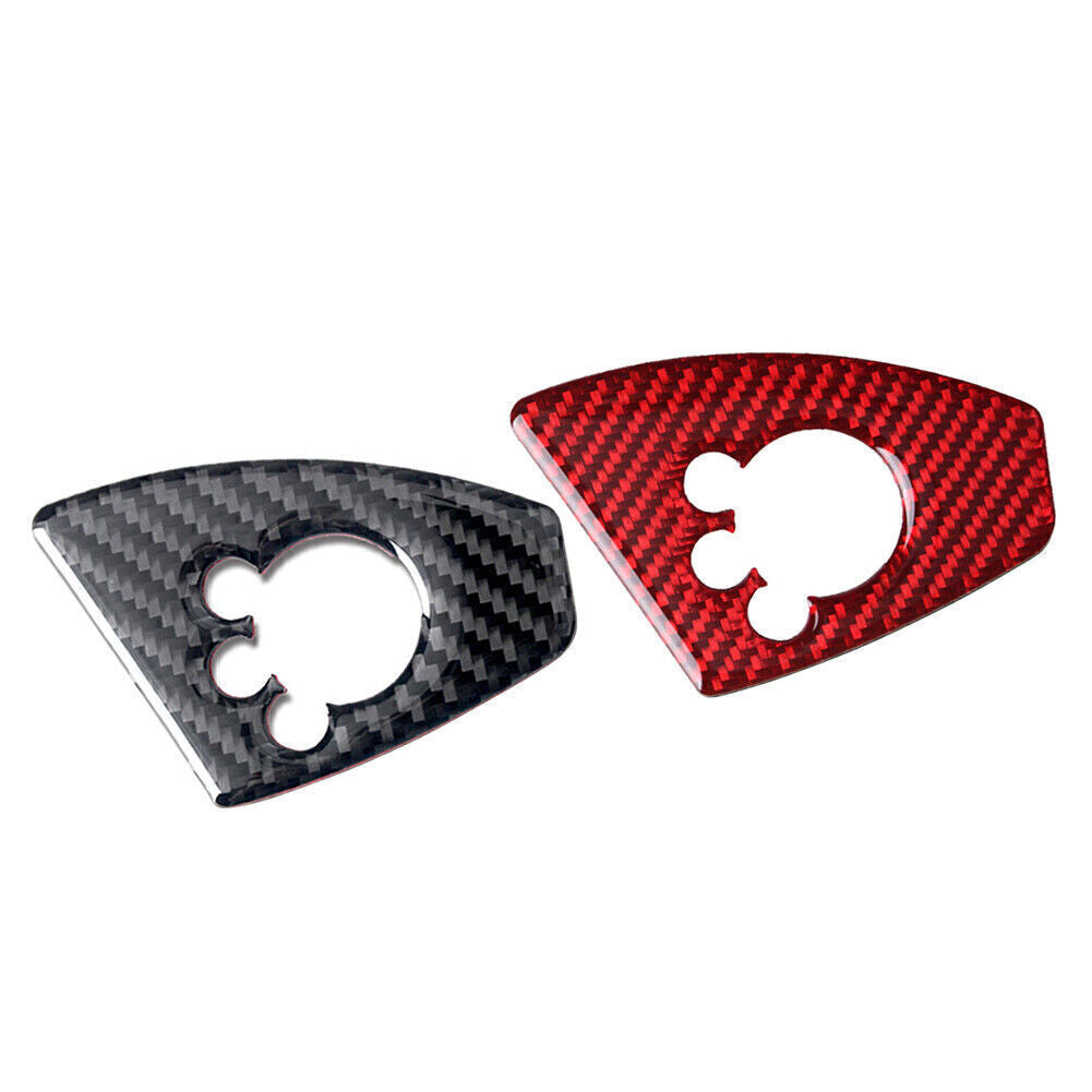 Interior Door Lock Button Cover Trim for Audi TT TTRS 2008-2014 Carbon Fiber