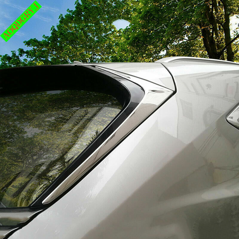 Steel Rear Window Spoiler Molding Cover Trim for Lexus NX300h NX200t 300 2014-21