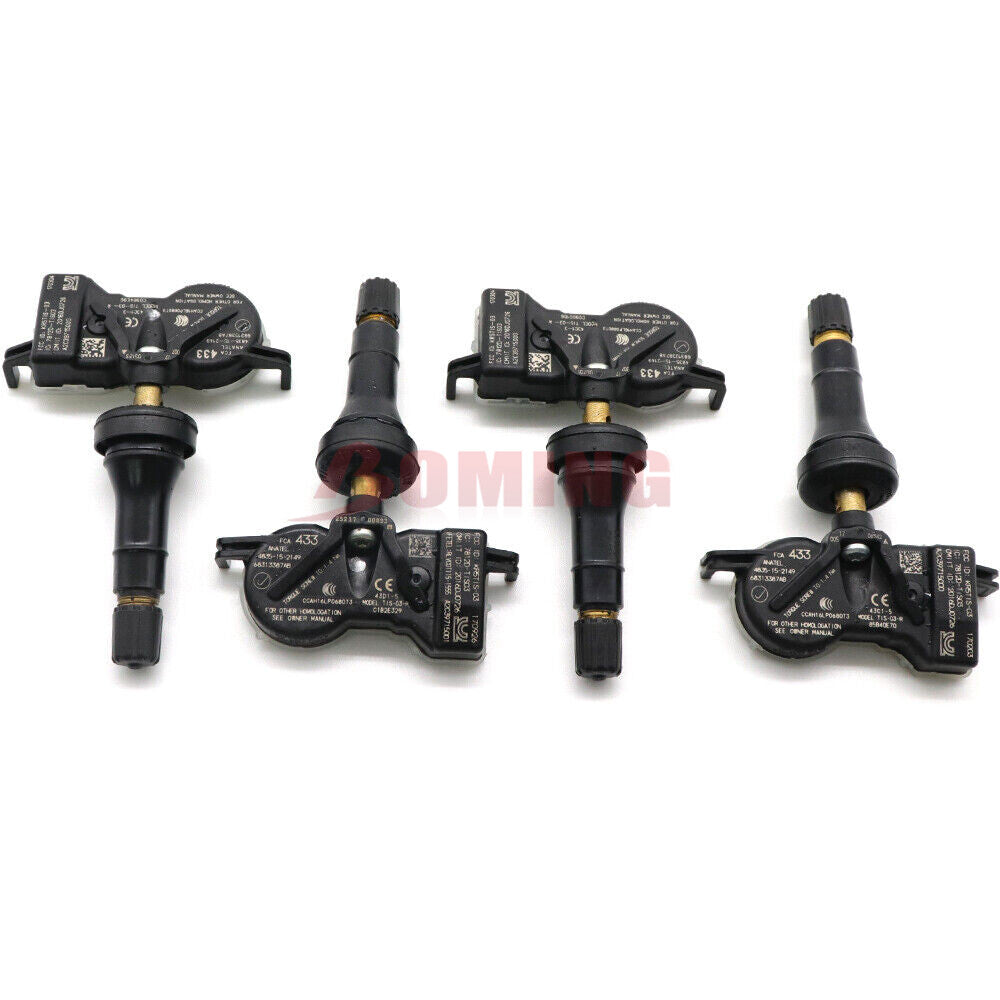 4x TPMS Tire Pressure Monitor Sensor 68313387AB for Jeep Renegade for Dodge Durango