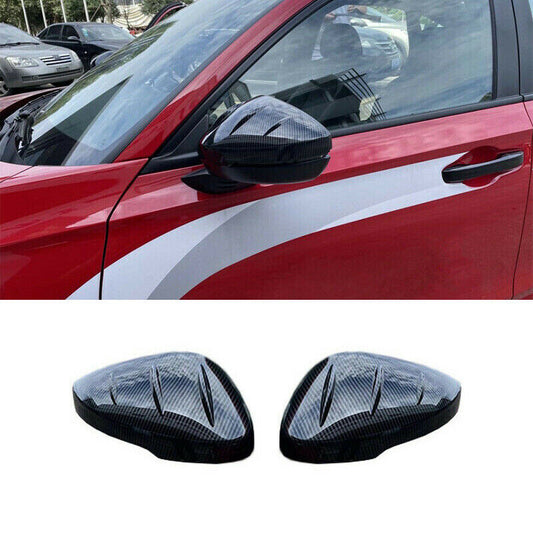 for Honda for Civic 2022-2023 Carbon ABS Side Door Rearview Mirror Cover Trims Wing