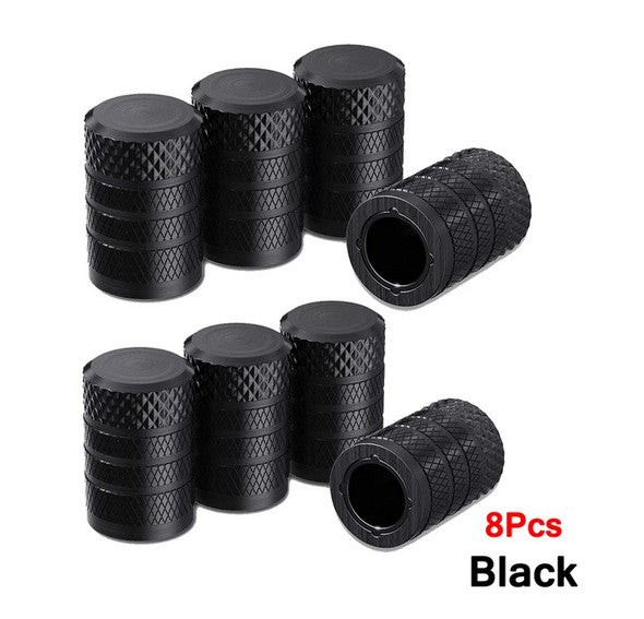 4-piece car tire valve cover rod air dust cover dustproof black rocket for Alfa Romeo